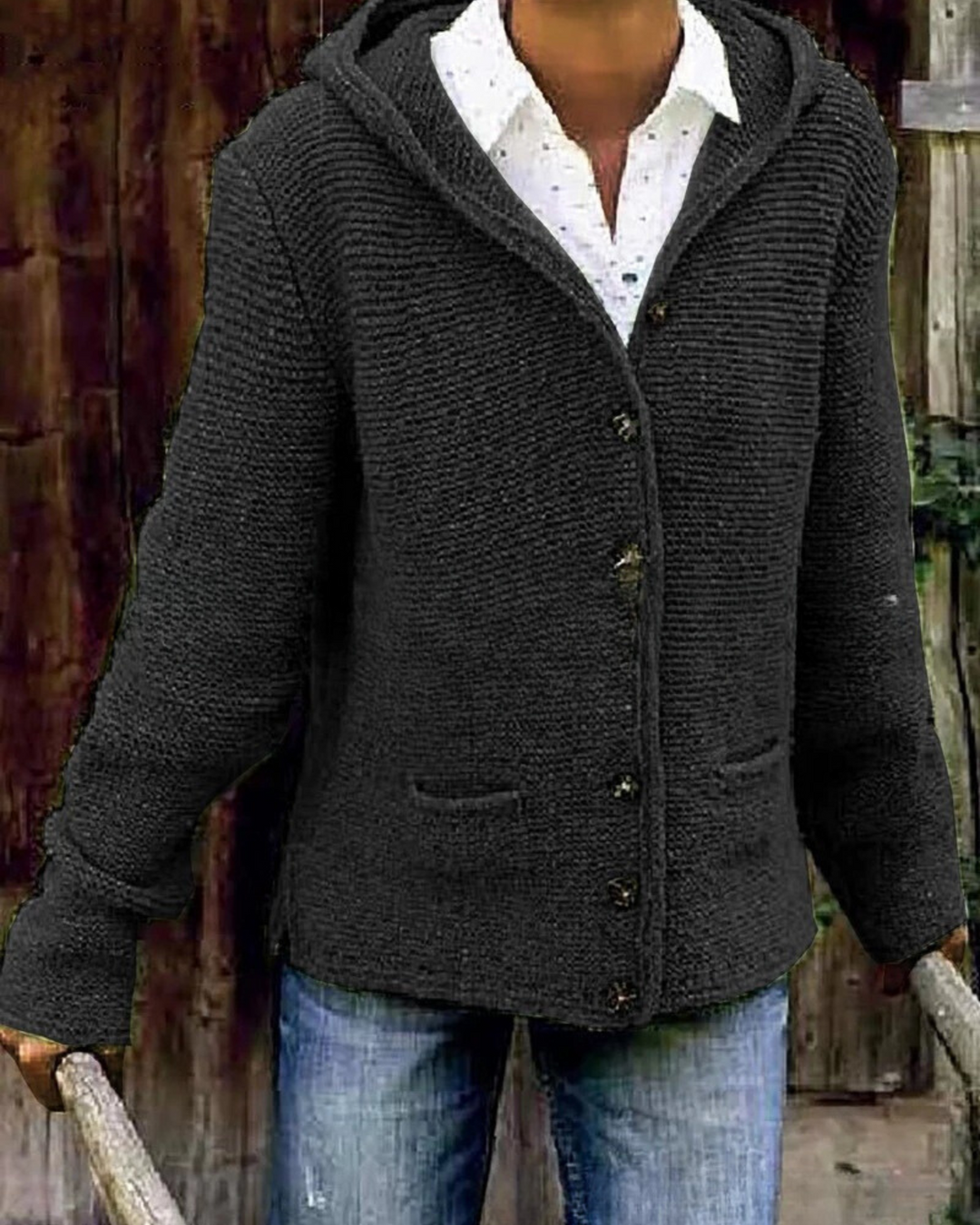 Chic Und Stil | Jacket with Hood and Pockets