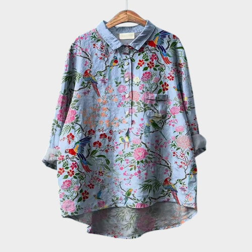 Lune London | Stylish blouse with button placket in front