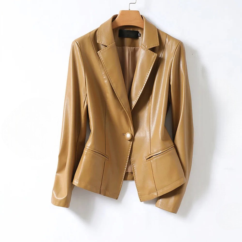 Lune London | Lamb Leather Blazer