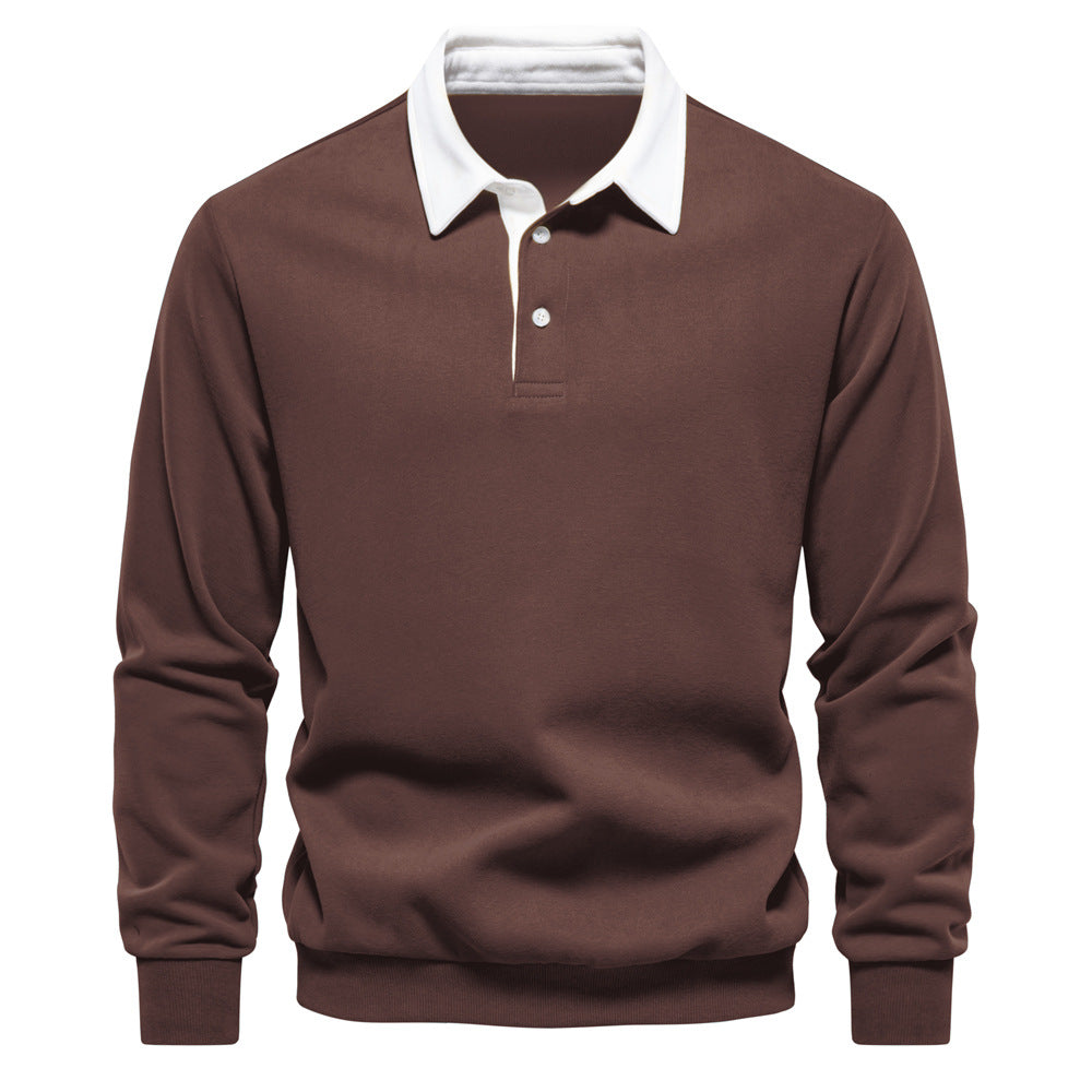 Lune London | Long sleeve polo collar sweatshirt