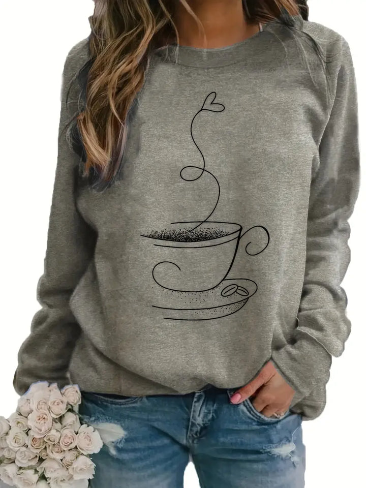 Lune London | Cozy Coffee Graphic Sweatshirt