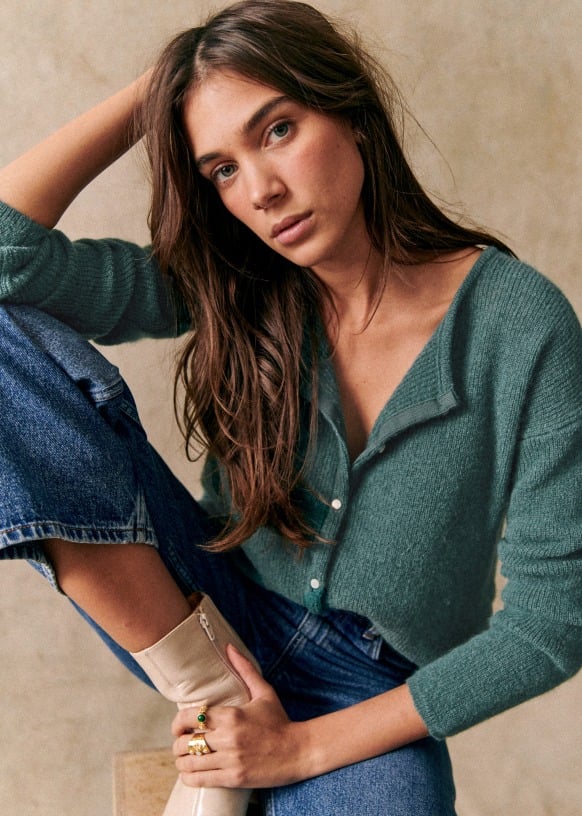 Lune London | Cozy chunky knit cardigan sweater
