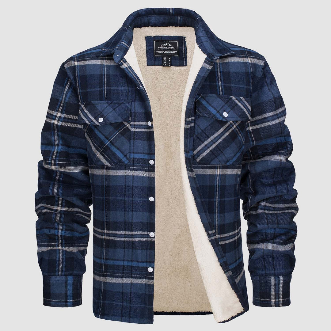 Lune London | Plaid fleece-lined jacket
