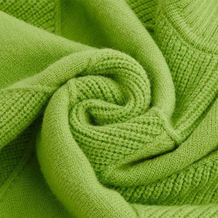 Lune London | Solid Color Classic Knit Sweater for Women