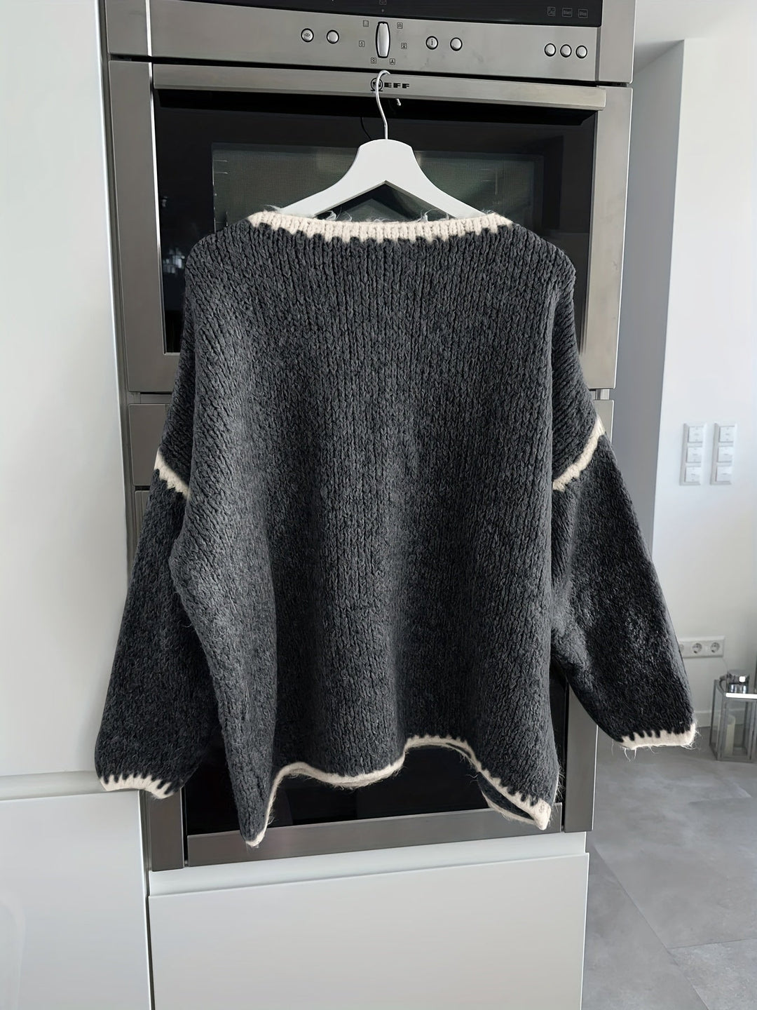Lune London | Loose Knit Sweater Soft and Cozy Unique Crochet Details
