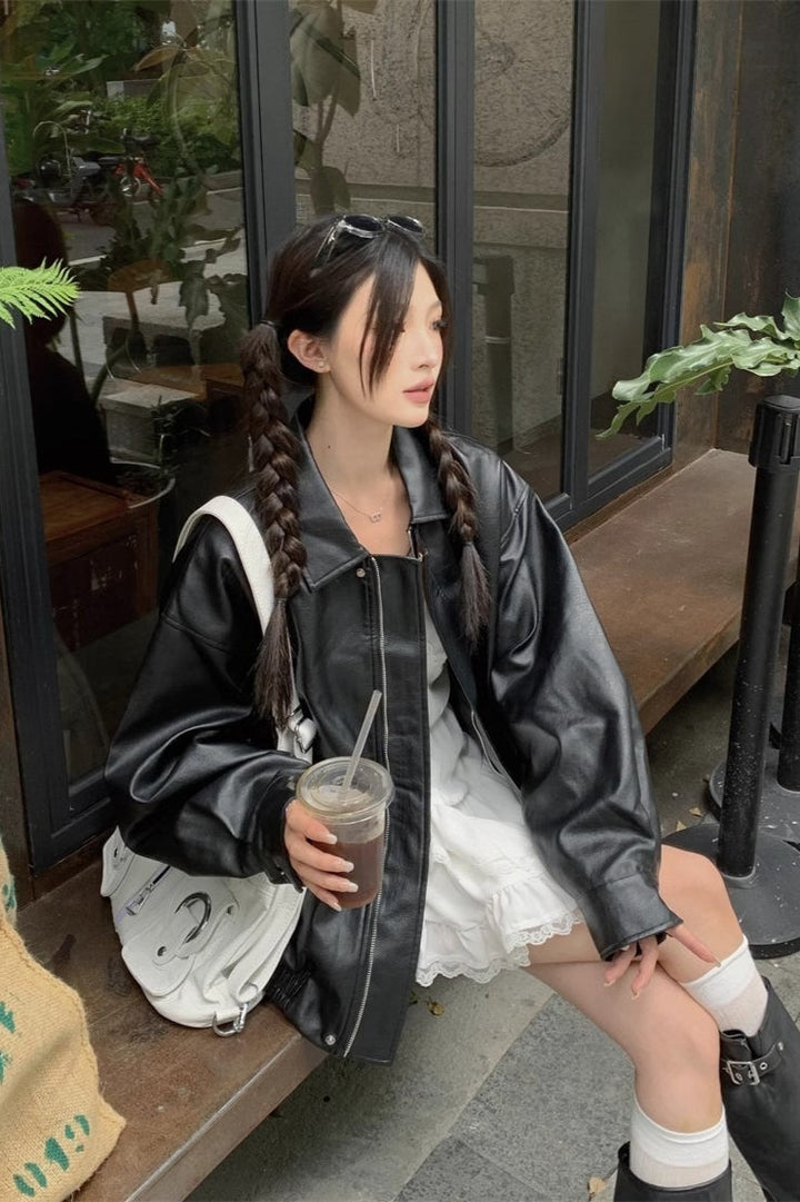 Lune London | Length Oversized Motorcycle Jacket