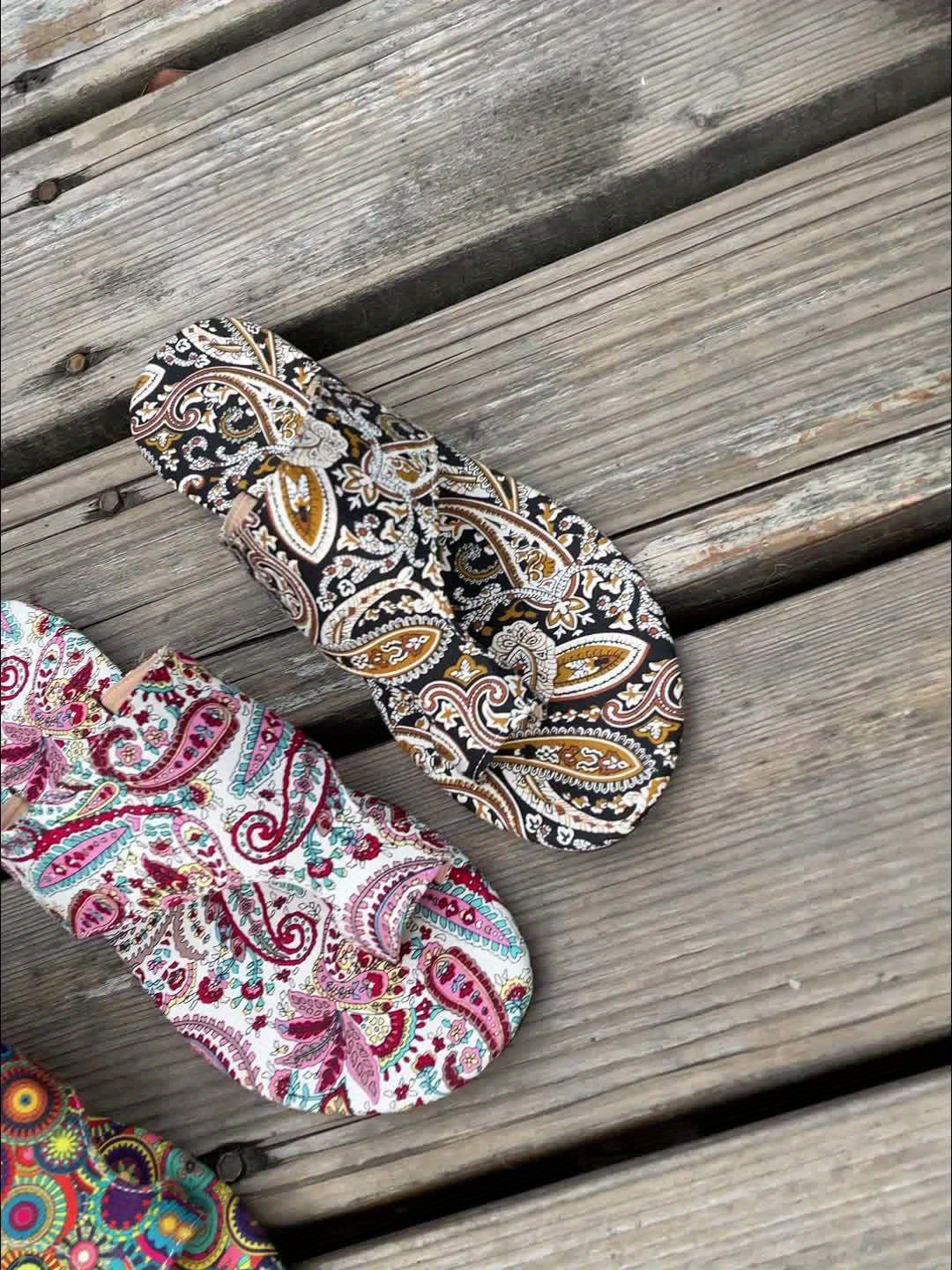 Lune London | Floral Flip Flops for Women