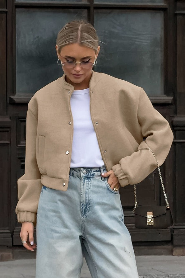 Lune London | Wool Stand Collar Jacket