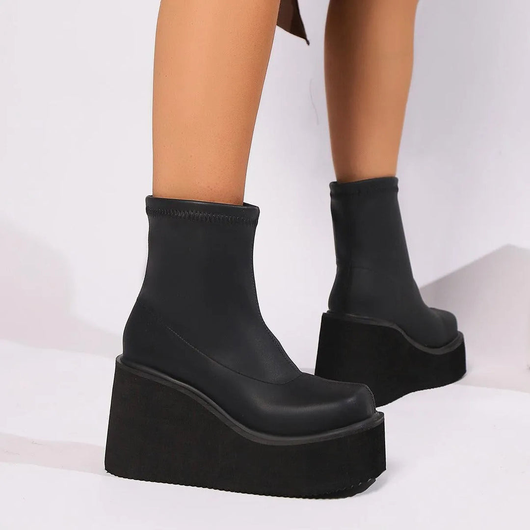 Lune London | Wedge and Platform Ankle Boots