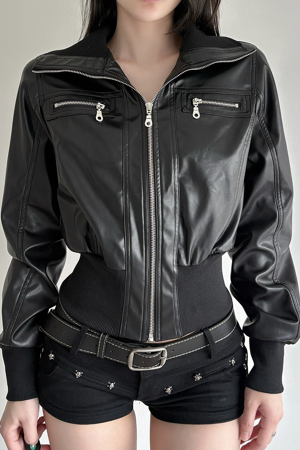 Lune London | Waist-length leather jacket
