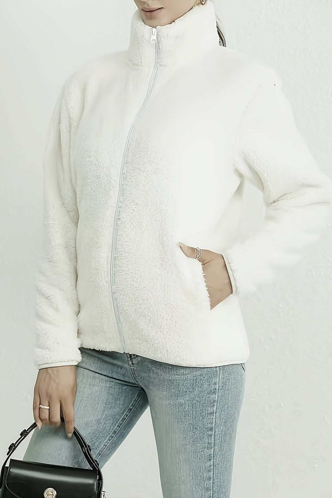 Lune London | Fuzzy Zip-Up Jacket