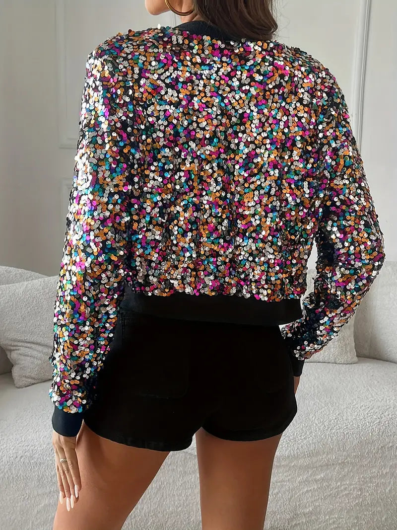 Lune London | Bomber Jacket with Sequins