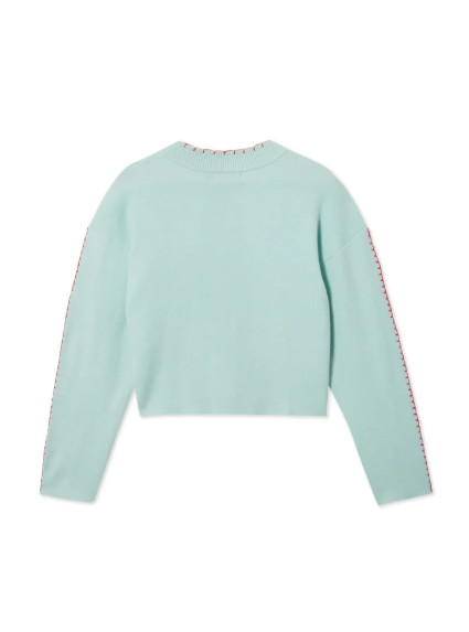 Lune London | Cozy beach knit cardigan with nautical octopus design