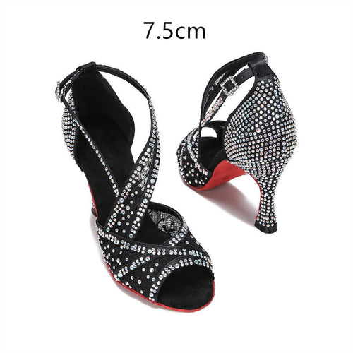 Lune London | with Diamonds Ornate Latin Dance Shoes Women Adults