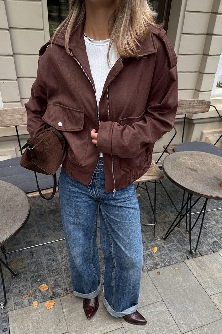 Lune London | Fit Brown Suede Jacket