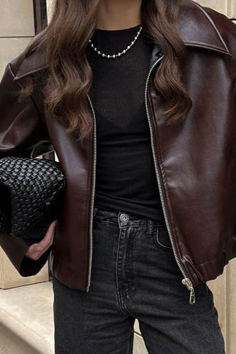 Lune London | PU Leather Biker Jacket