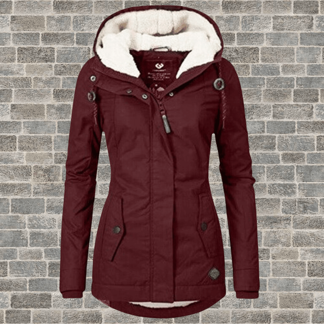 Lune London | Women's Long Winter Coat with Luxurious Fur Lining