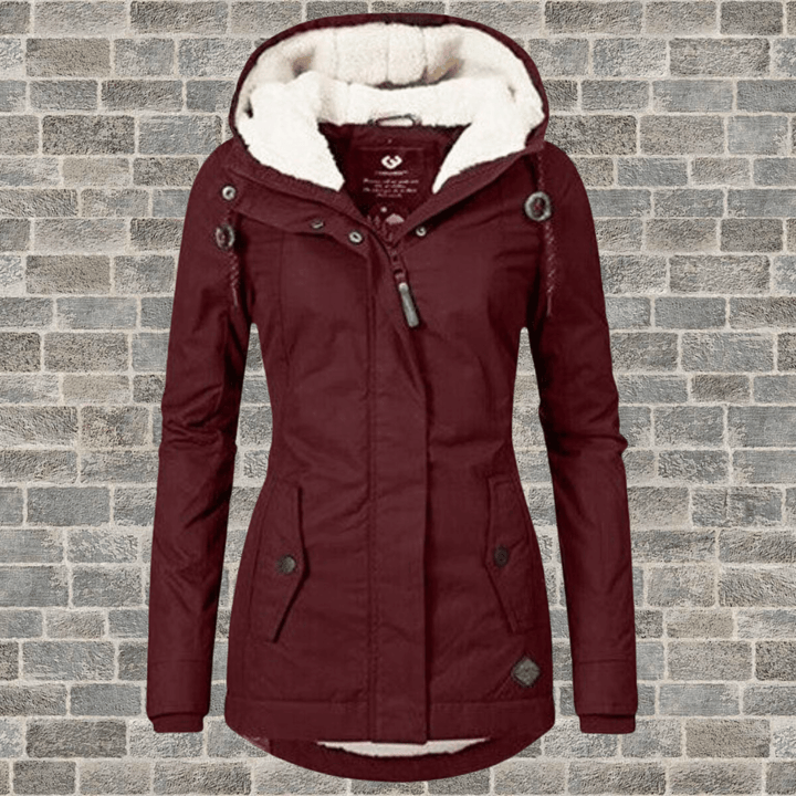 Lune London | Women's Long Winter Coat with Luxurious Fur Lining