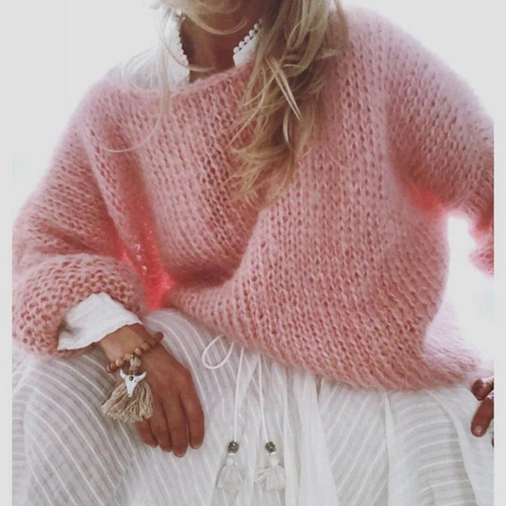 Women’s Oversized Mohair Pullover – Soft & Luxurious | Lune London