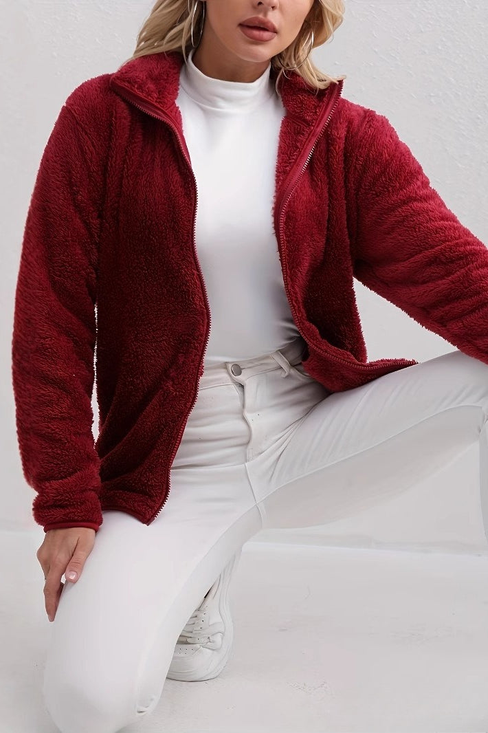 Lune London | Fuzzy Zip-Up Jacket