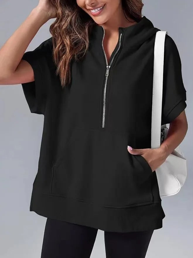 Lune London | Casual Short Sleeve Hoodie