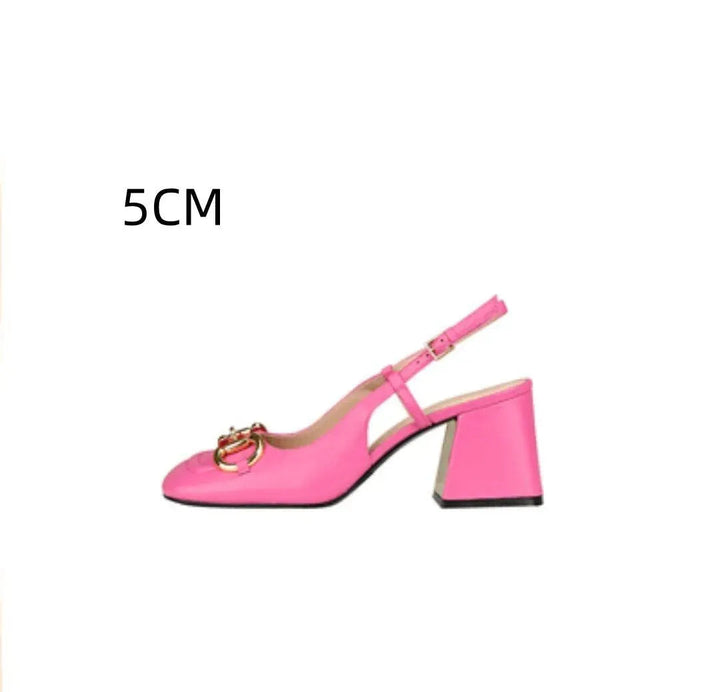 Lune London | Women's Retro Shoes with High Heels and Buckle - Timeless Elegance and Style