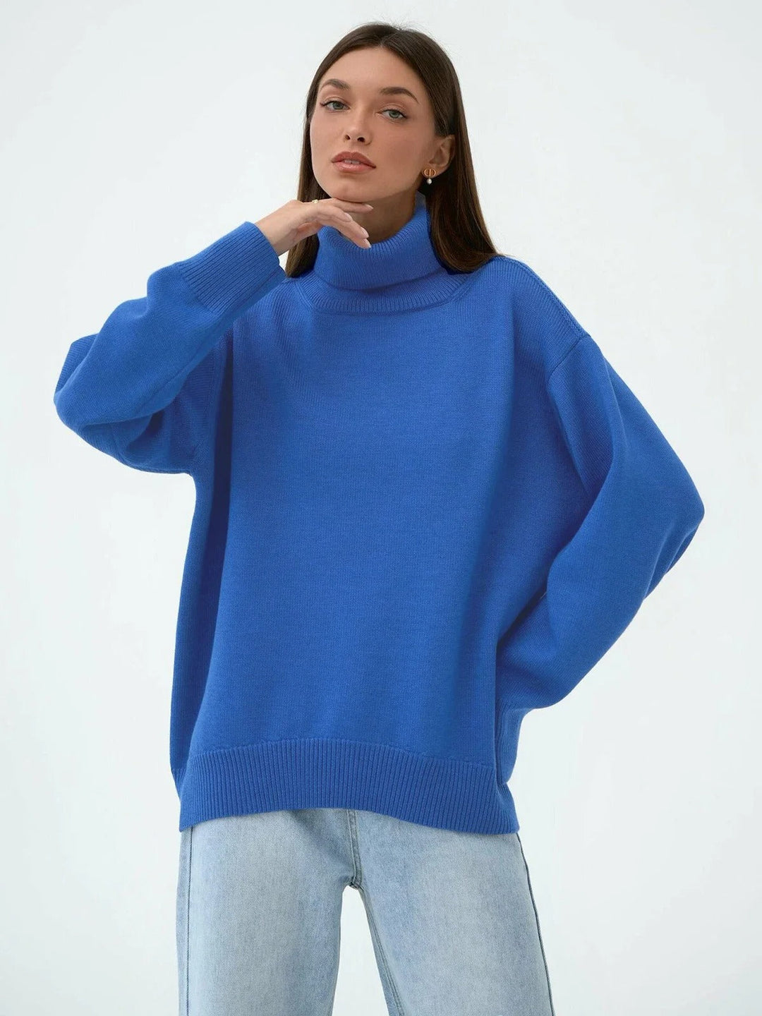 Lune London | Cozy Oversized Sweater with Turtleneck