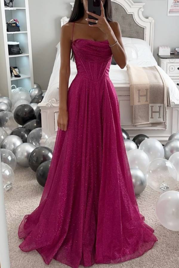 Lune London | Glitter Ball Gown with Lacing