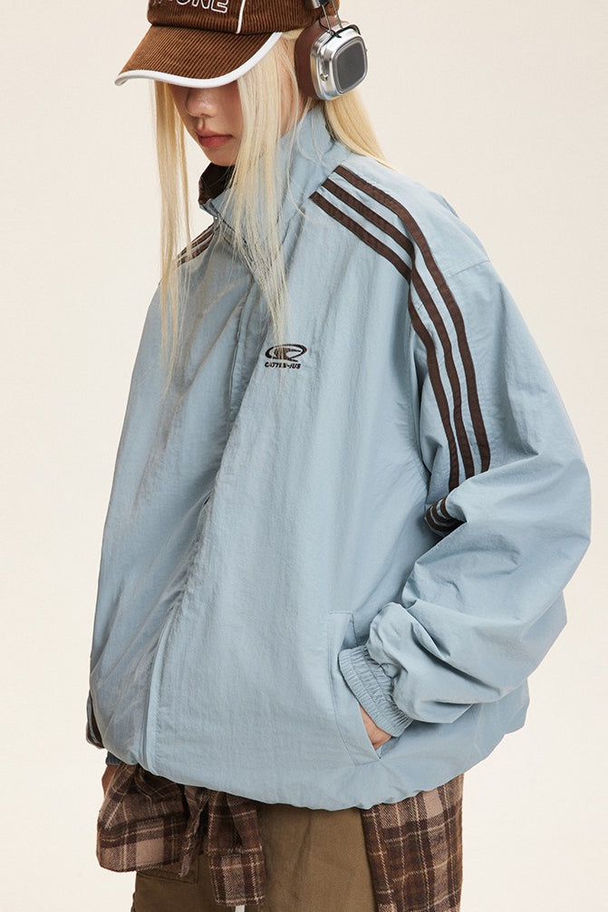 Lune London | Stand collar color combination jacket