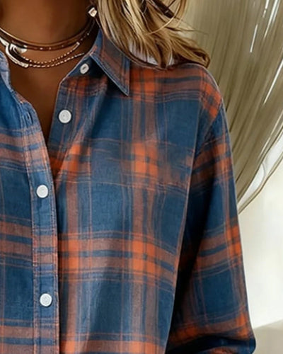 Lune London | Checked pattern and notched lapel