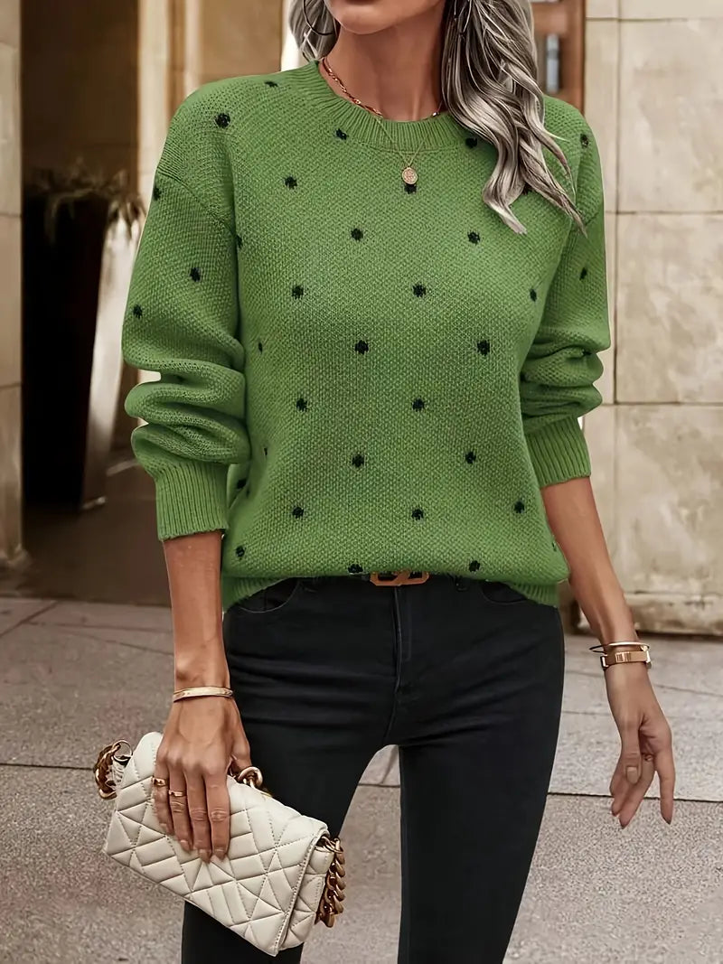 Lune London | Embroidered Sweater with Dots