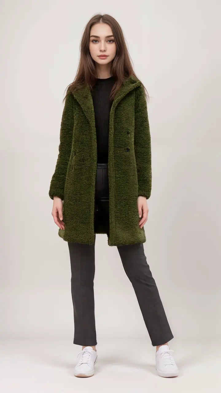 Lune London | Teddy jacket with cuddly texture