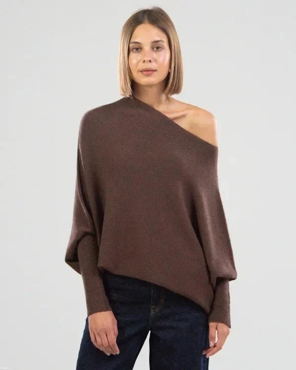 Lune London | Asymmetrical Draped Pullover