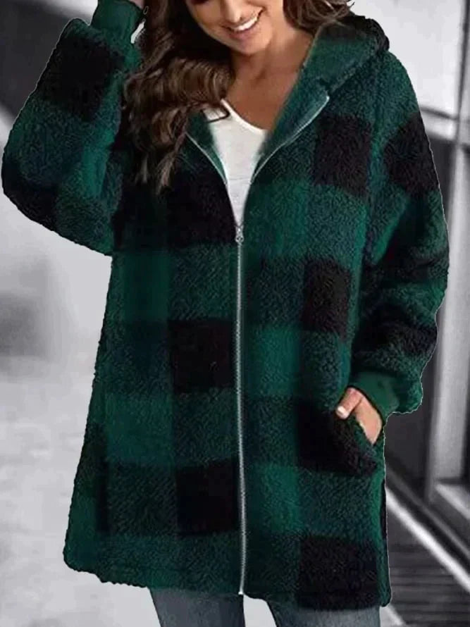 Lune London | Oversized checkered coat