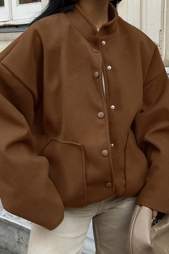 Lune London | Wool Stand Collar Jacket