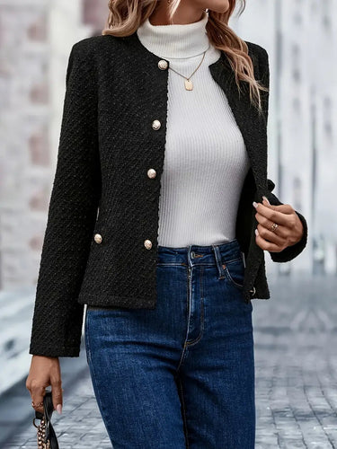 Lune London | Solid Color Single-Breasted Jacket