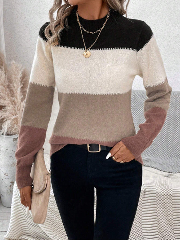 Lune London | Timeless contrasting knit sweater