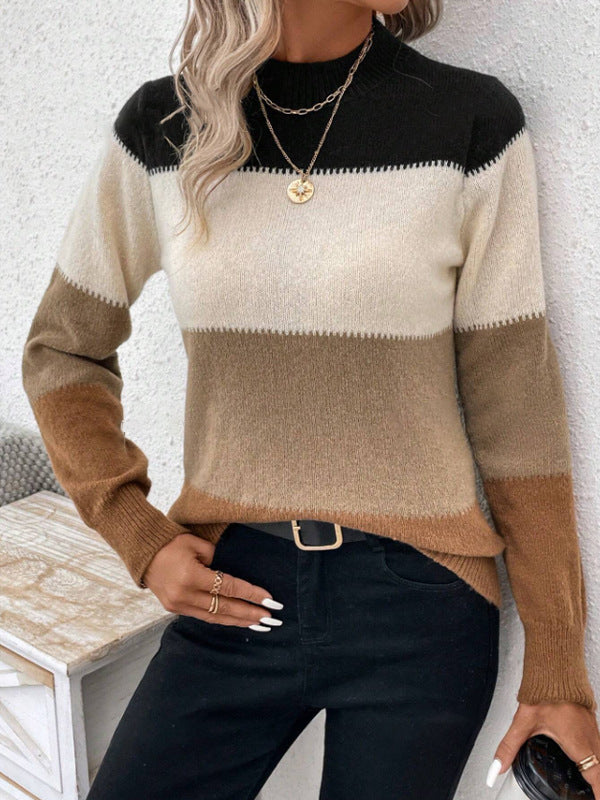 Lune London | Timeless contrasting knit sweater