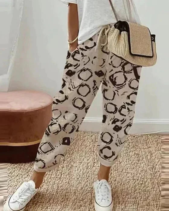 Chic Und Stil | Casual Cotton Linen Pants