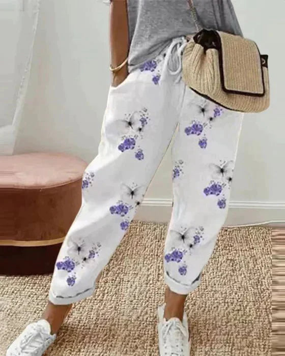 Chic Und Stil | Casual Cotton Linen Pants