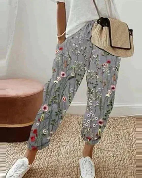 Chic Und Stil | Casual Cotton Linen Pants
