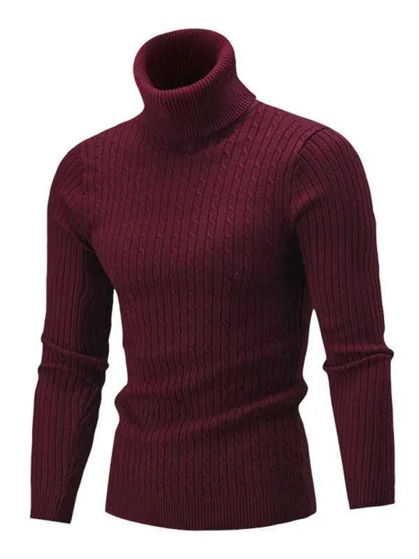 Lune London | Tight Stretch Men's Sweater with Turtleneck