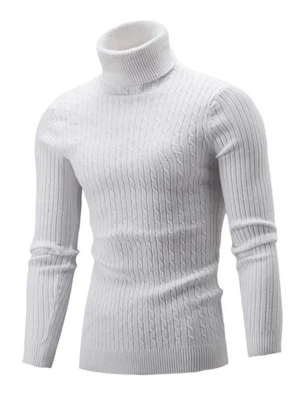 Lune London | Tight Stretch Men's Sweater with Turtleneck