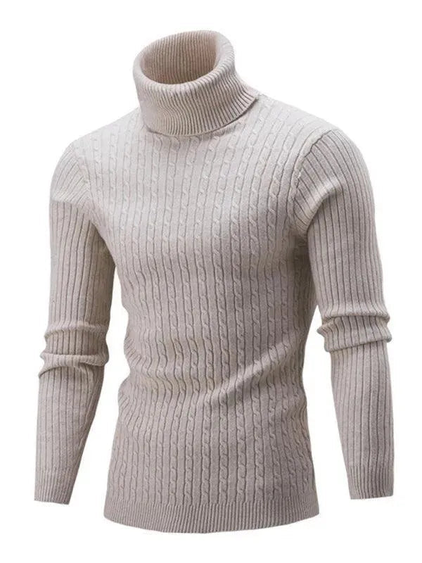 Lune London | Tight Stretch Men's Sweater with Turtleneck