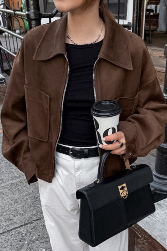 Lune London | Suede Oversized Vintage Jacket