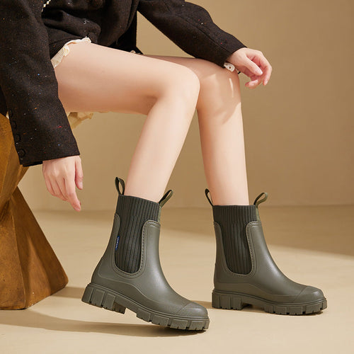 Lune London | Women's Rain Boots - Waterproof Non-Slip Rainy Weather