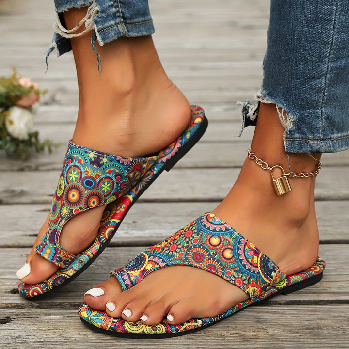 Lune London | Floral Flip Flops for Women