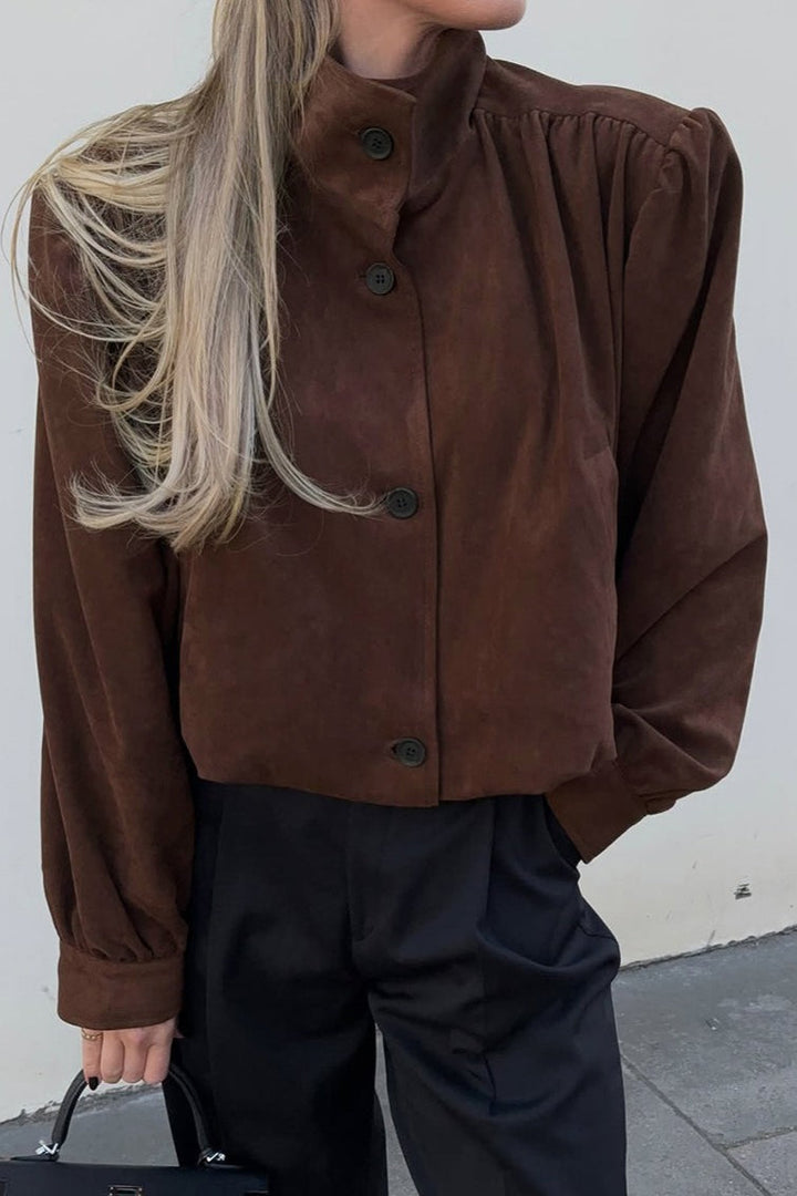 Lune London | Suede Style Long Sleeve Jacket