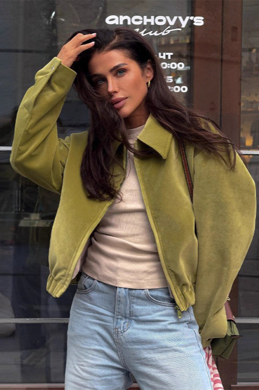 Lune London | Suede Lapel Casual Jacket