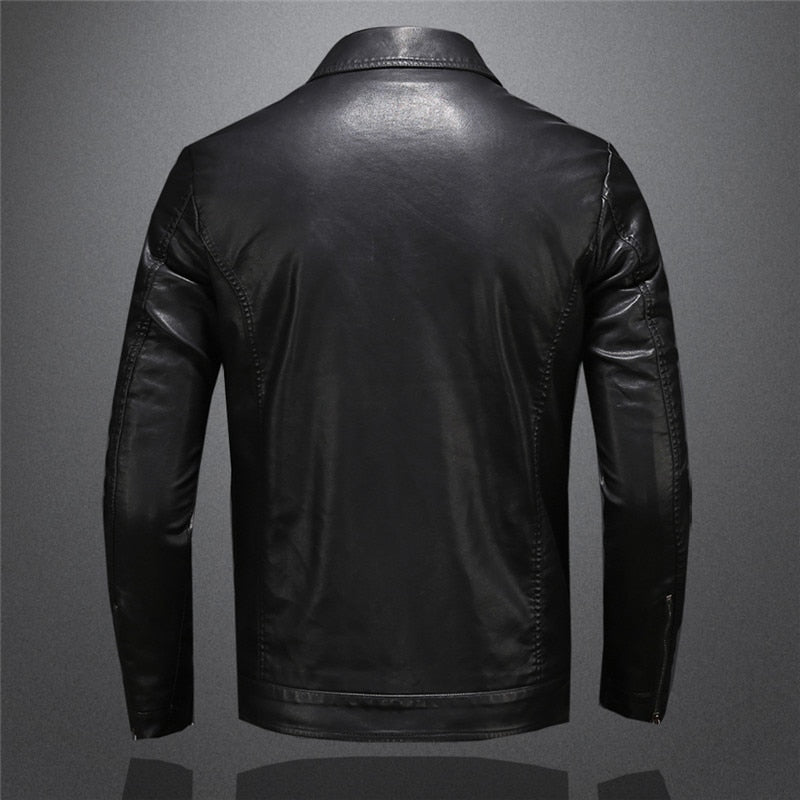 Lune London | Faux leather jacket in classic streetwear style - Elegant transitional jacket for everyday life and leisure